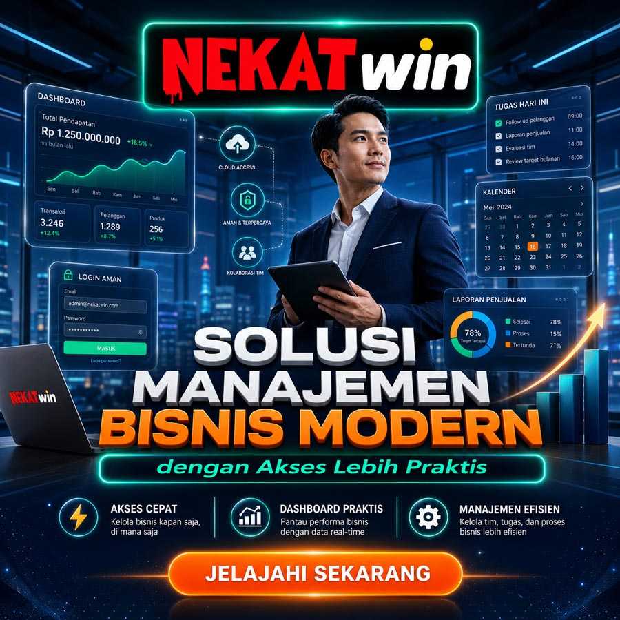 NEKATWIN solusi manajemen bisnis modern dengan akses lebih praktis
