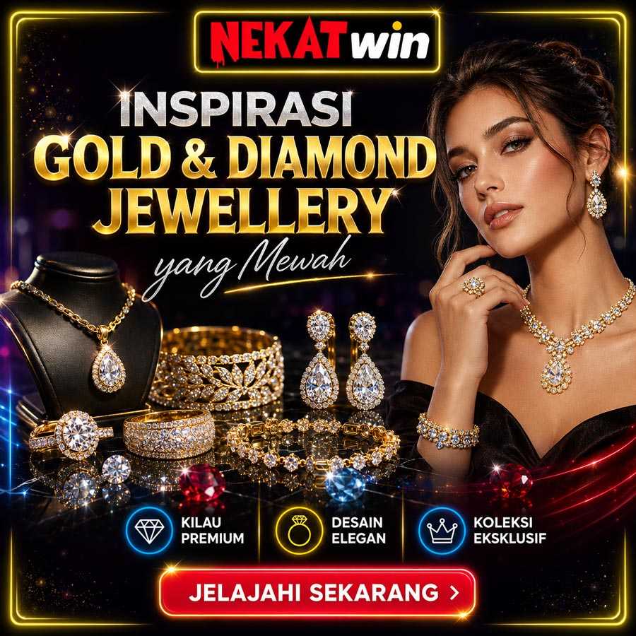Inspirasi gold dan diamond jewellery yang mewah dari NEKATWIN