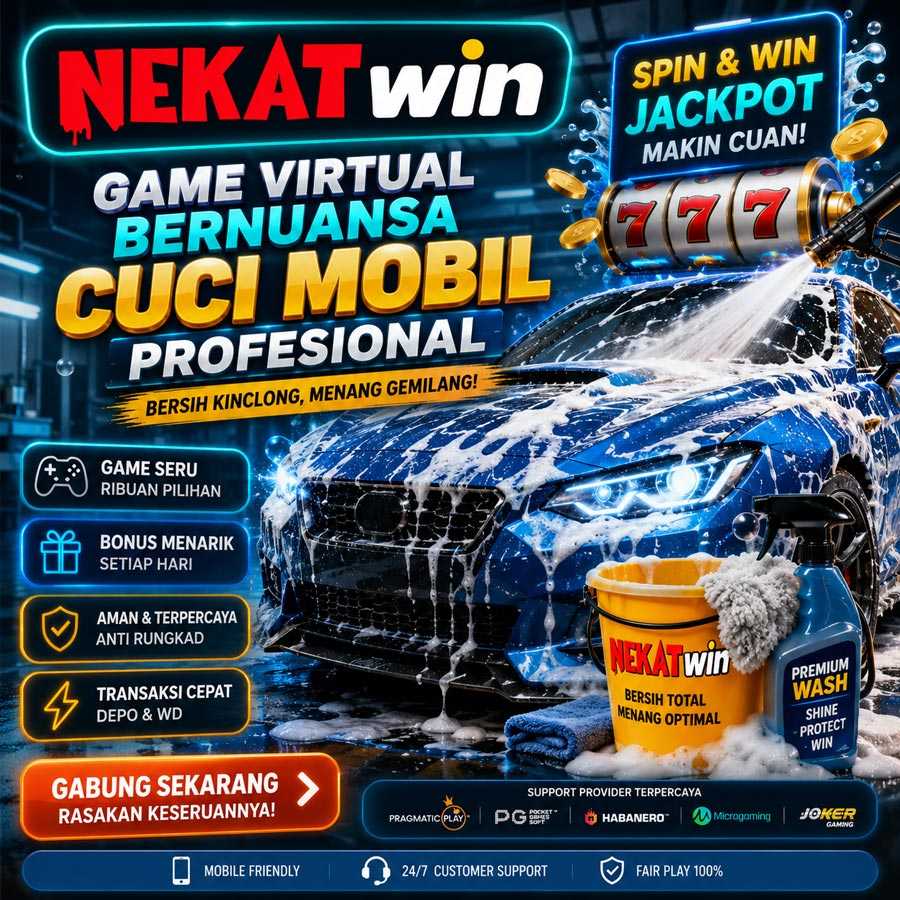 NEKATWIN daftar dan login lewat link alternatif nekatwin Banner NEKATWIN, game virtual bernuansa cuci mobil profesional