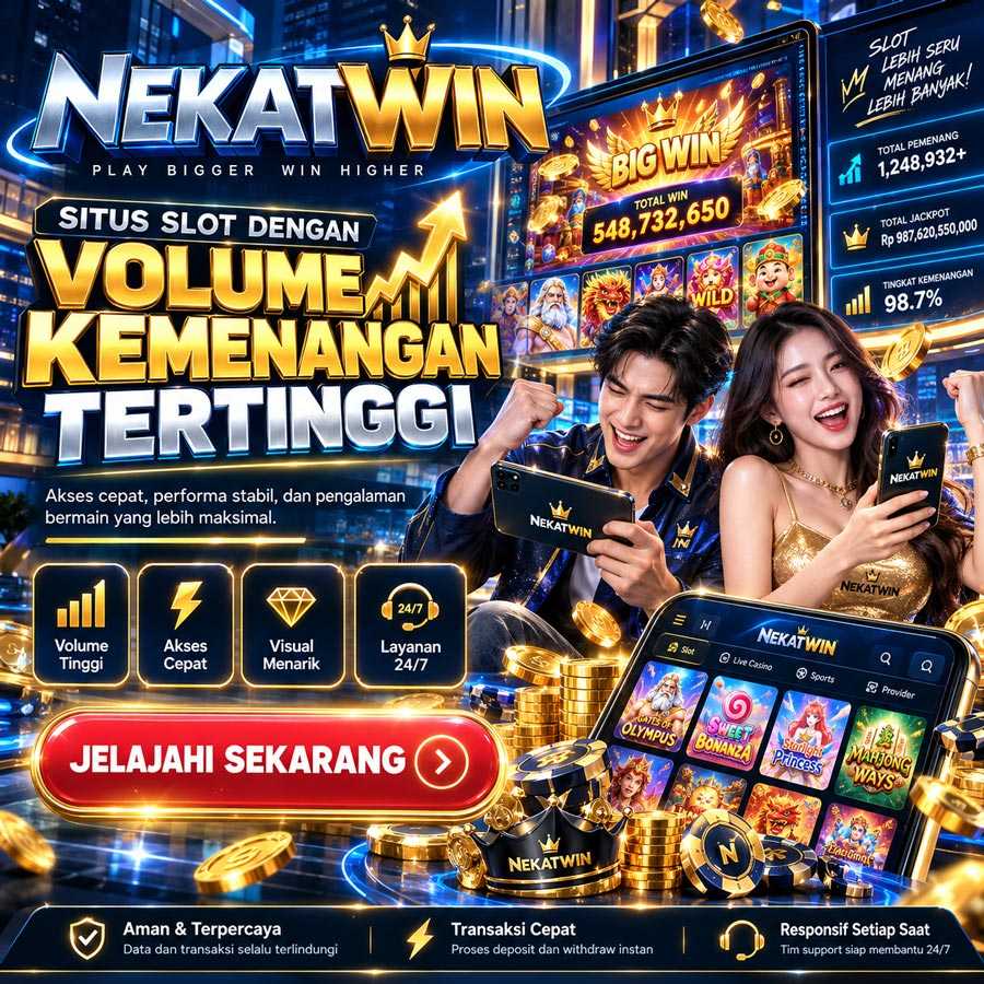 NEKATWIN | Situs Slot Dengan Volume Kemenangan Tertinggi Banner NEKATWIN situs slot dengan volume kemenangan tertinggi