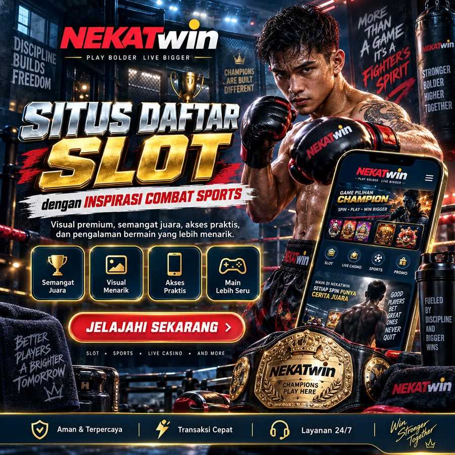 Banner NEKATWIN, situs daftar slot dengan inspirasi combat sports dan semangat boxing