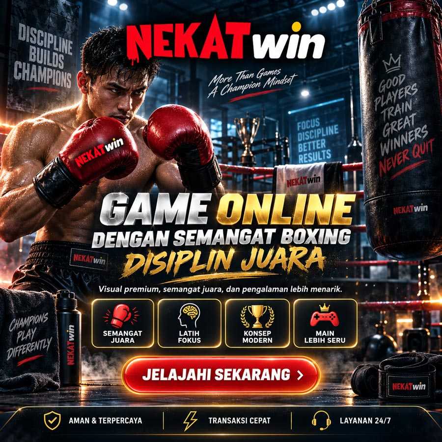 Banner NEKATWIN game online dengan semangat boxing dan disiplin juara