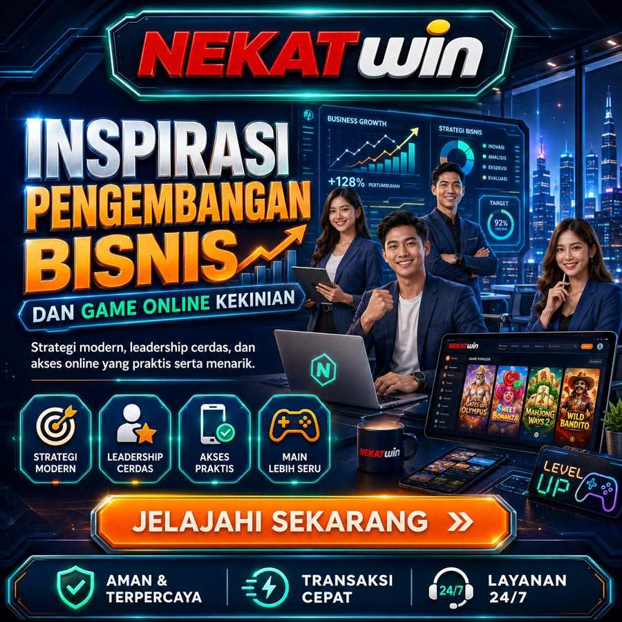 Banner NEKATWIN inspirasi pengembangan bisnis dan game online kekinian