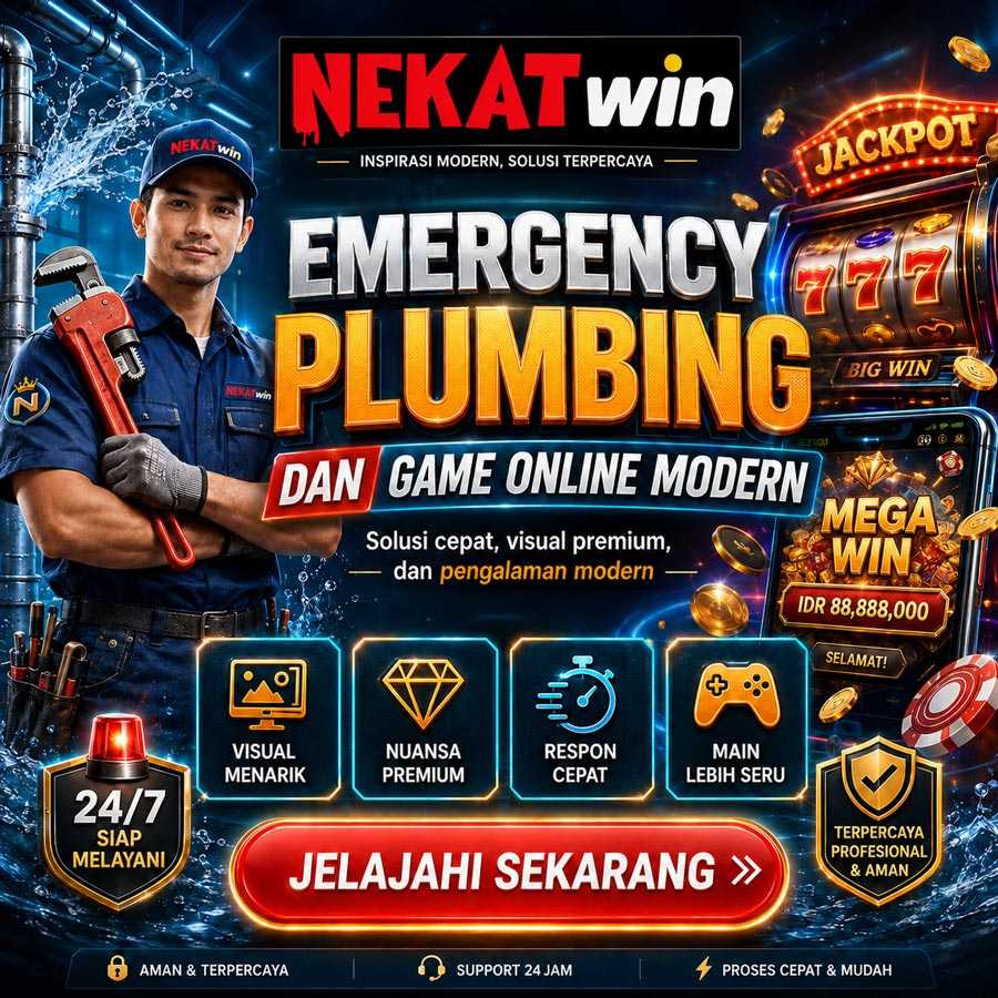 NEKATWIN daftar dan login lewat link alternatif nekatwin Banner NEKATWIN inspirasi emergency plumbing dan game online modern