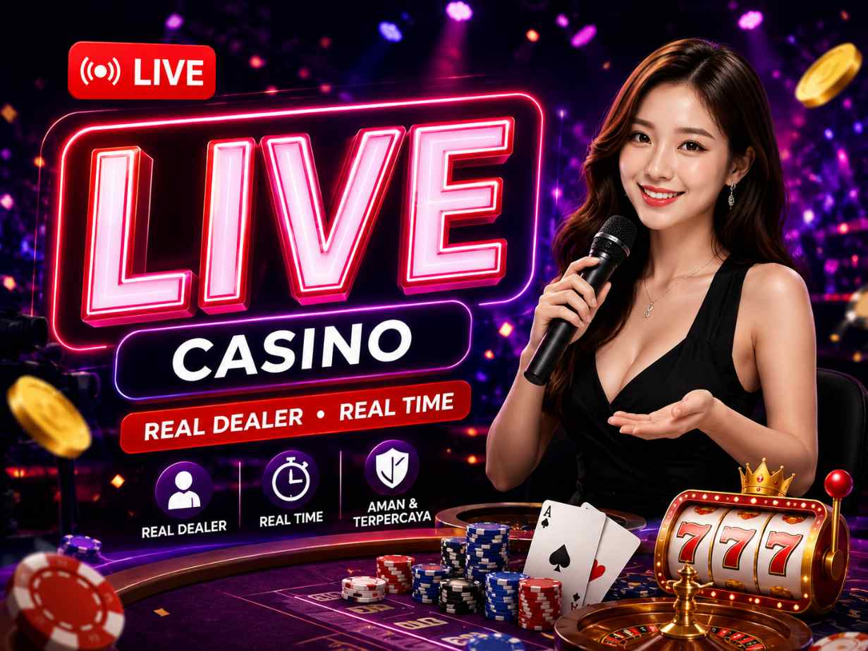 Lobby Live Casino UFO777 dengan dealer profesional