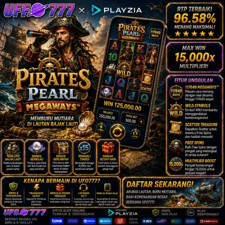 UFO777 Pirates Pearl Megaways Playzia