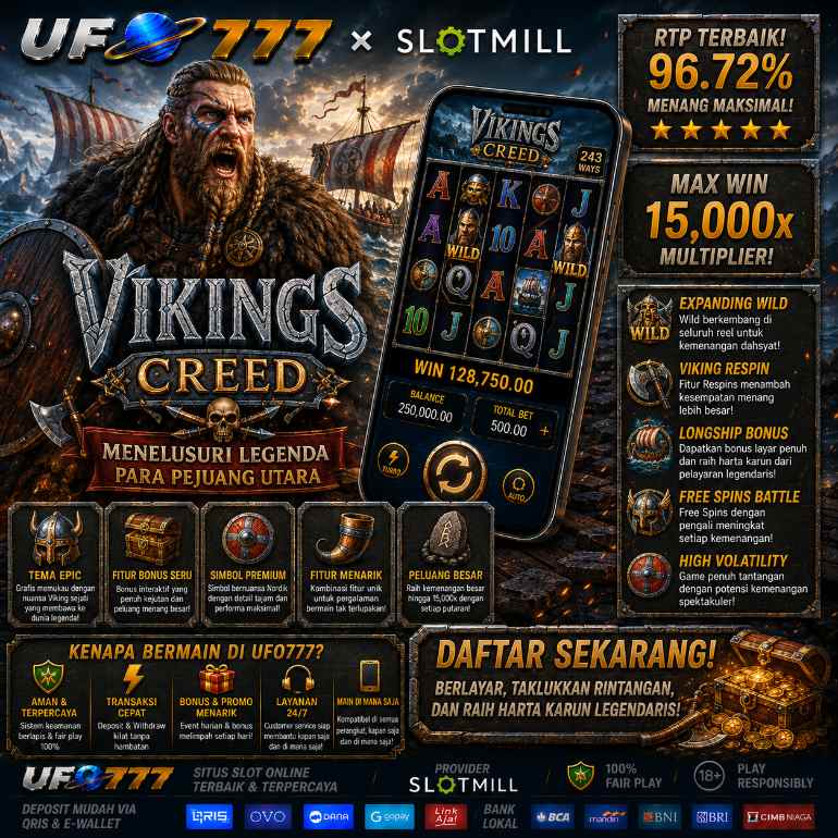 UFO777 Vikings Creed Slot Nordik Slotmill