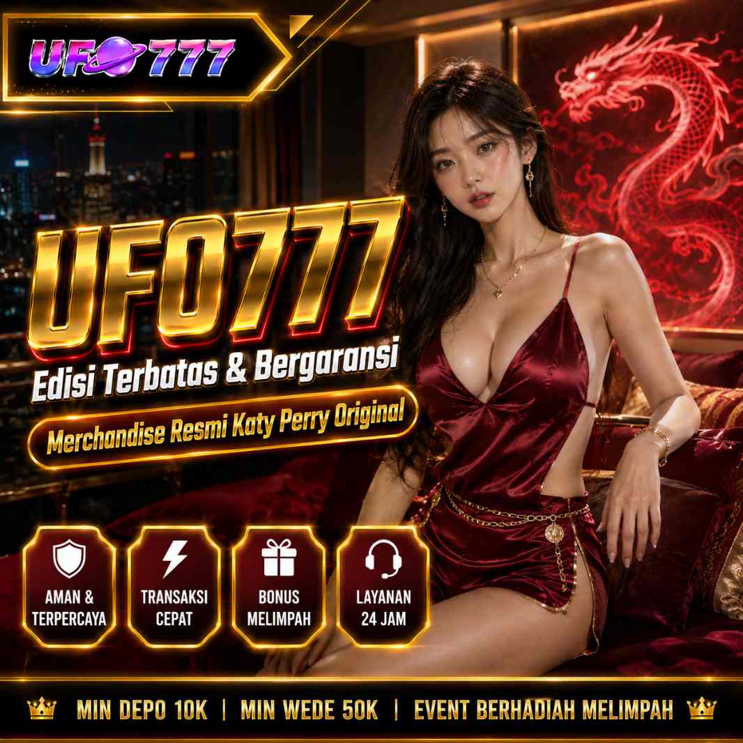 Banner UFO777 merchandise resmi Katy Perry original edisi terbatas