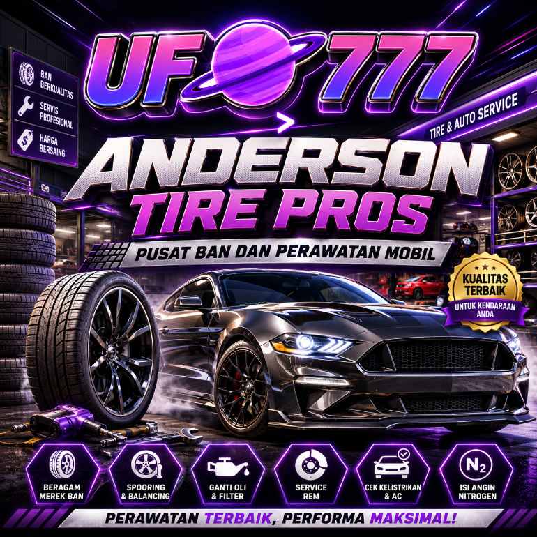 UFO777 Anderson Tire Pros - Ban dan Perawatan Mobil Berkualitas